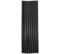 NIYANGLE Lot de 8 Tubes D’Assemblage en Fer Noir 16 MM X 40 CM pour Portant à Vêtements et Étagère à Chaussures Tubes Ronds Robustes pour Rangement Modulable Placards Portables