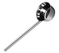 NIYANGLE Louche à Eau en Acier Inoxydable 58 Cm, Grosse Louche Allongée à Manche Long, Cuillère Épaisse pour Arroser Jardin Cuisine, Ustensile Polyvalent pour Maison et Restauration