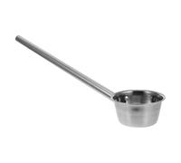 NIYANGLE Louche en Acier Inoxydable Épaissie avec Manche Long 52,5 Cm, Cuillère à Eau Grosse Capacité pour Arroser Fleurs et Légumes, Ustensile Polyvalent la Cuisine et Jardin, 1 Pièce