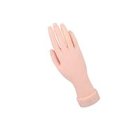 NIYANGLE Main Entraînement Réaliste Pour Pratique Manucure Main Flexible Pour Nail Art Pour Débutants Et