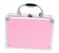 NIYANGLE Malette De Voyage Cosmétique Portable Aluminium Organiseur De Maquillage Format Avec Compartiments Pour Accessoires De Et Outils De Manucure