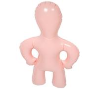NIYANGLE Mannequin Gonflable Homme Beige en PVC Réaliste pour Décoration Halloween, Réutilisable, pour Escape Rooms et Événements à Thème