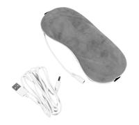 NIYANGLE Masque à Yeux Chauffant Usb Réutilisable Masque De Vapeur Apaisant Pour Yeux La Fatigue Oculaire Et Aide Sommeil Réparateur Gris