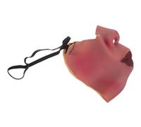 NIYANGLE Masque Accessoire en Latex Léger Bande Élastique Demi-visage Drôle pour Costume D'halloween pour Farces du Poisson D'avril et Spectacles sur Scène