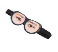 NIYANGLE Masque de Sommeil Design Original avec Lunettes Confortable et Léger Adapté pour Maison Voyages