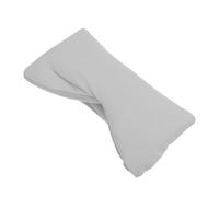 NIYANGLE Masque de Sommeil Occultant Ajustable en Soie Glacée Gris Nuage, Bandeau Cache-oreilles Antibruit Intégré pour Sommeil Profond et Confort Lors de Voyages Domicile