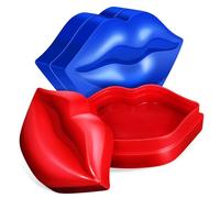 NIYANGLE Masque Hydratant Pour Lèvres Gel Lot De Boîtes Rouge Bleu Soin Réparateur Anti-gerçures Pratique Pour Femmes à Domicile Et Déplacement