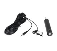 NIYANGLE Microphone Cravate Filaire Multi-Usage 10m pour Performance, Noir