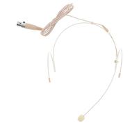 NIYANGLE Microphone sans Fil pour Guide Touristique Design Serrage-tête Double Oreille, Transmission Vocale Résistante et Prise Trois Broches pour Présentations Efficaces