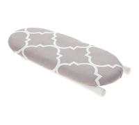 NIYANGLE Mini Table à Repasser Ovale en Acier Housse en Tissu Respirant, Pratique Maison Voyage, Facile à Transporter et Solide