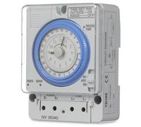 NIYANGLE Minuteur Mécanique Précis 12vac/DC Minuterie de Commutation Mécanique Portable Minuterie D'arrêt Solide Cuisine et Usage Domestique Intérieur Multifonctionnelle