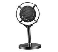 NIYANGLE Modèle de Microphone Rétro Noir Décoratif Accessoire Musical pour Fête de Jeu de Rôle Décoration D’Arrière-Plan pour Scène et Bar Accessoire Léger et Portable Décoration