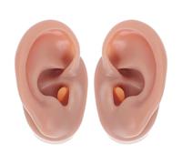 NIYANGLE Modèle D'oreille en Silicone Souple Réaliste pour Perçage, Simulation Anatomique, Matériel Flexible et Sûr pour Formation Médicale et Enseignement