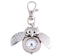 NIYANGLE Montre de Poche Hibou Porte-Clés Murale, Montre Gousset pour Usage Quotidien