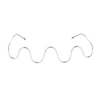 NIYANGLE Monture de Lunettes Semi-cer sans Verre pour Femme en Métal, Design Créatif et Utilisation Longue Durée, Accessoire Élégant pour Fêtes et Vacances