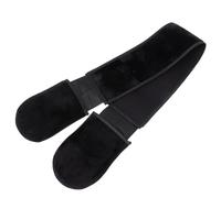 NIYANGLE Moufles Exfoliant de Bain Noir Sangle Dorsale Exfoliante Massage pour Corps Peau Douce Types Variés Usage Bain Spa