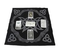 NIYANGLE Nappe de Tarot Étoile à Cinq Branches en Lint pour Jeu de Cartes