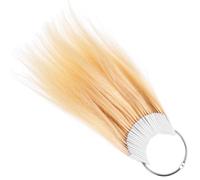 NIYANGLE Nuancier Cheveux Naturels 30 Pièces Mèches de Test Capillaire en Cheveux Humains pour Expérimenter Coloration et Décoloration en Salon