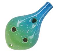 NIYANGLE Ocarina Céramique Colorée Instrument de Musique Décoratif Léger pour Débutants Petit Ocarina Chinois C Accordé avec Finition Lisse Facile à Transporter et Apprendre