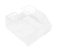 NIYANGLE Organisateur De Rangement Pour Outils De Support Pour Pinceaux De Maquillage Et Outils Extension De Rangement Transparent Élégant Pour Coiffeuse