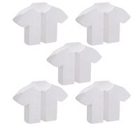 NIYANGLE Organisateur Mural pour Télécommande 5pcs en Plastique Blanc, Adhérence sans Trace, Design Moderne et Épuré, pour Rangement à Domicile