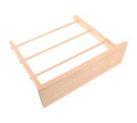 NIYANGLE Organisateur Porte-ruban en Bois Naturel Multitiered pour Gestion des Rubans, pour Fleuristes et Amateurs de Loisirs Créatifs