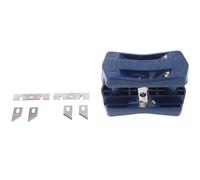 NIYANGLE Outil de Menuiserie pour Plaquage de Chant Araseur de Chants Manuel PVC Coupe-bordures Précis pour Finition Trimmer de Bande pour Panneaux et Bricolage