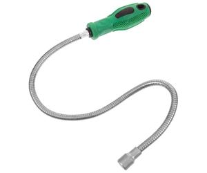 NIYANGLE Outil de Ramassage Magnétique Flexible Bâton en Caoutchouc et Acier Inoxydable, Cueilleur de Noix Réutilisable pour Boîte à Outils et Clips en Papier