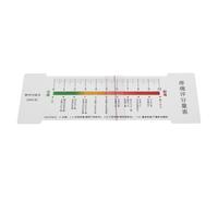 NIYANGLE Outil d'Évaluation Douleur Nrs Règle Médicale 10 CM Échelle Numérique pour Douleur Postopératoire en Pédiatrie et Milieu Hospitalier