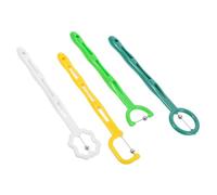 NIYANGLE Outil d'Exercice Langue 4 Pièces Appareil d'Entraînement Force Bouche Améliore la Prononciation Matériaux Sûrs Rééducation Orthophonique pour Garçon et Filles et Adultes