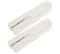 NIYANGLE Outil pour Enlever Épines et Feuilles de Roses 2 Pièces en Abs Blanc, Outil de Composition de Fleur pour Fleuristes et Jardinage, Accessoire Pratique pour Bouquets et Entretien