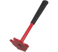 NIYANGLE Ouvre-couvercle Rouge pour Barils en Acier et Plastique, Design Compact et Portable, pour Réparation Automobile et Usage Domestique