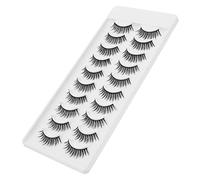 NIYANGLE Pack De 10 Paires De Faux Cils Courts Naturels, Croisés Et Denses, Accessoire De Maquillage Pour Femmes, Usage Quotidien Et Occasions Spéciales