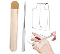 NIYANGLE Palette De Mélange De Maquillage Transparent Avec Plateau à Main Et Spatule Pour Fond De Teint Et Produits Cosmétiques Incluant Trousse De Rangement