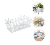 NIYANGLE Panier de Rangement Suspendu Fer Capacité Élevée Design Aéré Antirouille pour Cuisine Bureau et Salle de Bain Installation sans Perçage