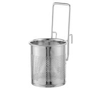 NIYANGLE Panier Filtre pour Fondue Chinoise en Acier Inoxydable 6,5 Pouces Crochet Droit 9 CM Cuisine Familiale et Professionnelle