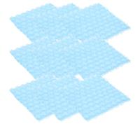 NIYANGLE Paquet à Bulles pour Expédition 10X10 CM Lot de 60 Bleu Clair Rembourrage Renforcé pour Emballage et Protection Fragile