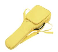 NIYANGLE Paquet à Dos pour Ukulélé 26/27 Pouces Doublure Coton Épaisse Paquet de Transport Pratique et Confortable pour Garçon et Filles Pochette de Rangement Légère et Résistante Jaune