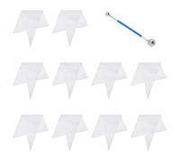 NIYANGLE Paquet de Maçonnerie Réutilisables 20 Pièces pour Application de Coulis et Joints de Carrelage Accessoires Pratiques pour Chantier Extérieur Couleur Aléatoire