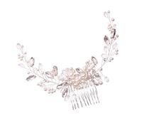 NIYANGLE Peigne à Cheveux De Mariée Et Accessoire Élégant Pour Mariées Et Épingles à Cheveux Décoratives Pour Occasions Spéciales