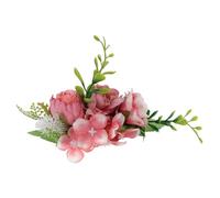 NIYANGLE Peigne à Cheveux Décoratif Fleur Artificielle Accessoire Mariage Élégant Peigne Latéral pour Coiffure Sophistiquée