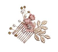 NIYANGLE Peigne à Cheveux Pour Mariée Perles Artificielles Et Décoration De Cheveux Accessoires Pour Coiffure Spéciale