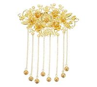 NIYANGLE Peigne à Cheveux Rétro Chinois avec Épingle et Longue Frange pour Mariage Accessoire Élégant et Fait Main pour Coiffure