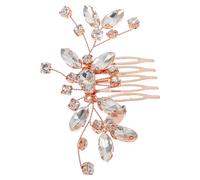 NIYANGLE Peigne à Cheveux Strass Élégant Pour Mariée Accessoire De Coiffure Étincelant Pour Mariage Peigne Latéral Pour Occasions Spéciales Et Bals