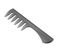 NIYANGLE Peigne à Dents Larges Pour Démêler Outil De Coiffure Vintage Avec Dents Arrondies Parfait Pour Types De Cheveux Utilisation Salon Domicile Couleur Noire