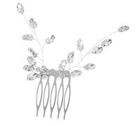 NIYANGLE Peigne De Mariage Strass Avec Fleurs De Prunier Accessoire Élégant Pour Mariées Peigne Latéral Pour Look Raffiné