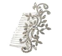 NIYANGLE Peigne De Mariée Accessoire De Coiffure Élégant Pour Cérémonie Nuptiale De Cheveux Étincelant Pour Mariée