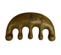 NIYANGLE Peigne De Massage Cheveux Dent Large Bois Santal Antistatique Démêlant Circulation Sanguine Soulage Maux Tête