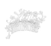 NIYANGLE Peigne Décoratif Pour Mariage Accessoires Pour Cheveux De Mariage Pince À Cheveux Latérale Pour Mariage Coiffure De Mariage Peignes Pour Cheveux Style De Mariée Accessoires