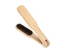 NIYANGLE Peigne Lisseur Cheveux à Poils Peigne Bois à Lamelles Pour Démêler Et Lisser